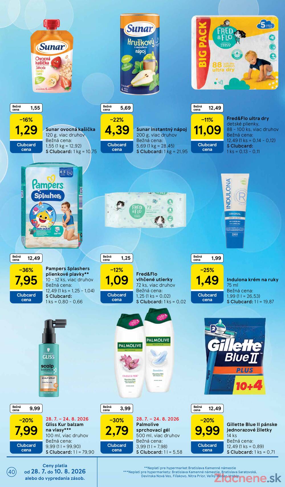 Tesco hypermarkety 29.7. - 4.8.