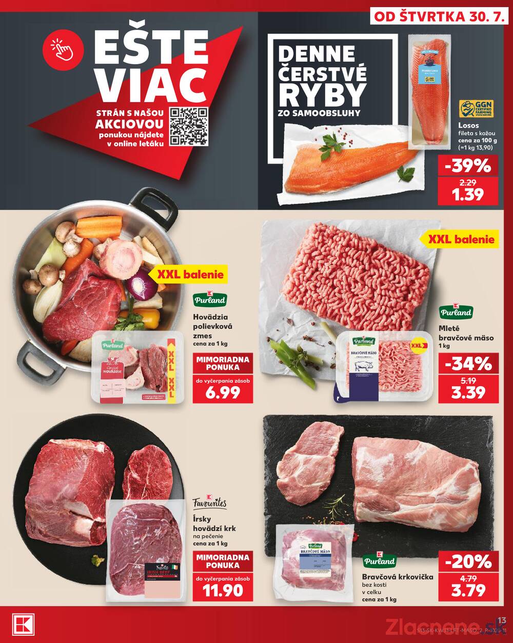 Leták Kaufland - Kaufland 30.7. - 5.8. - Kaufland Tvrdošín - strana 13