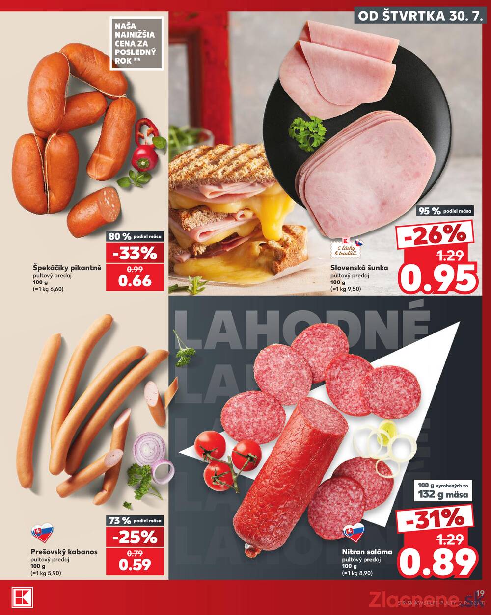 Kaufland 30.7. - 5.8. - Kaufland Michalovce