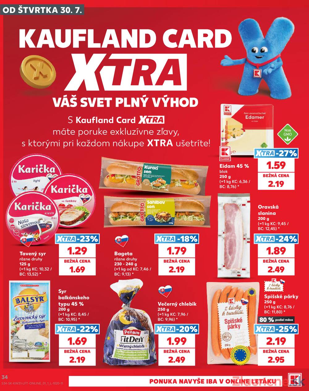 Leták Kaufland - Kaufland 30.7. - 5.8. - Kaufland Dubnica nad Váhom - strana 34