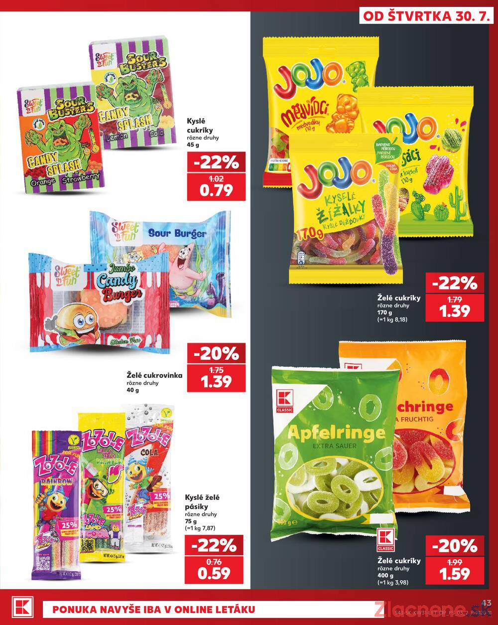 Leták Kaufland - Kaufland 30.7. - 5.8. - Kaufland Humenné - strana 43