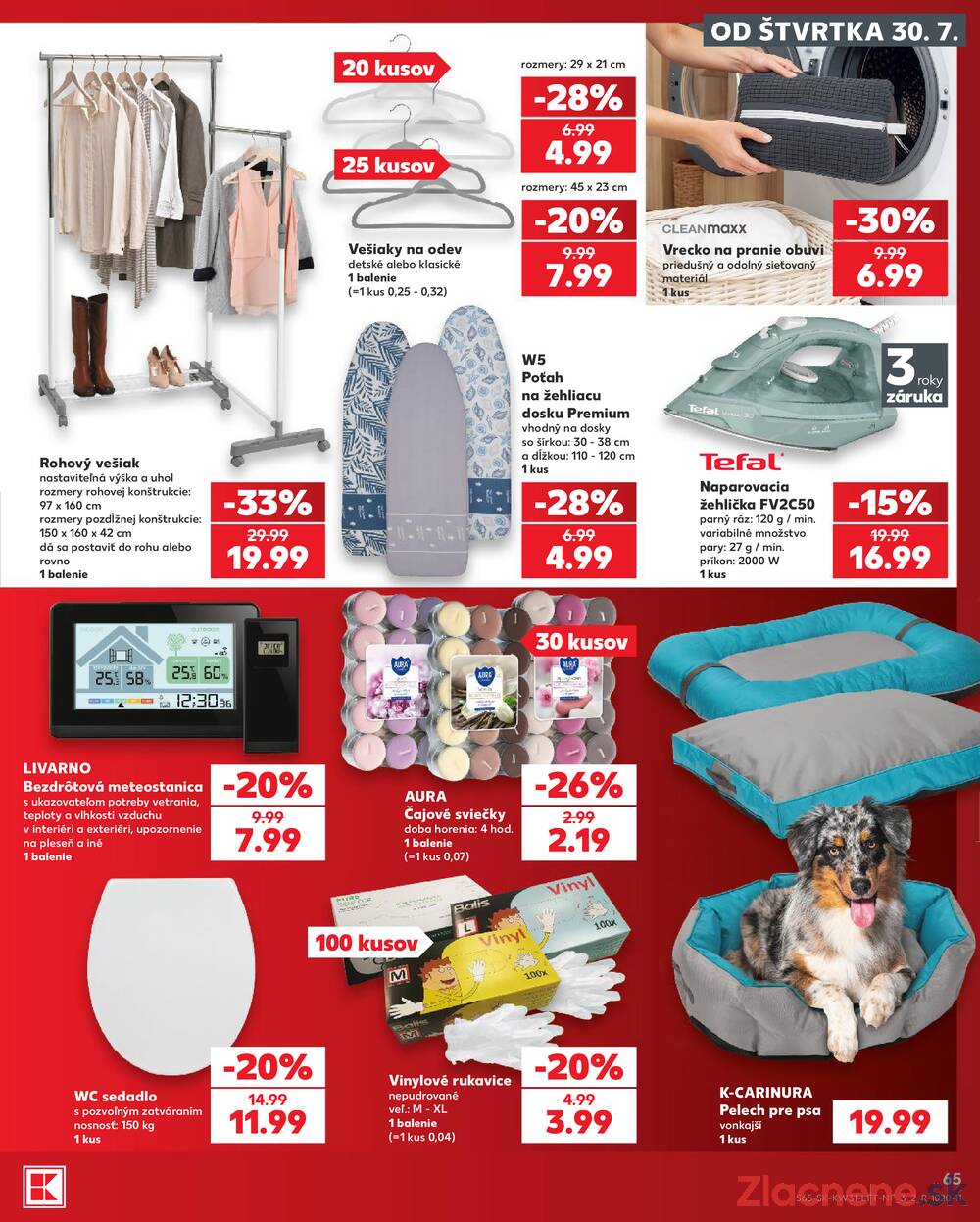 Leták Kaufland - Kaufland 30.7. - 5.8. - Kaufland Humenné - strana 65 Leták Kaufland - Kaufland 30.7. - 5.8. - Kaufland Humenné - strana 65