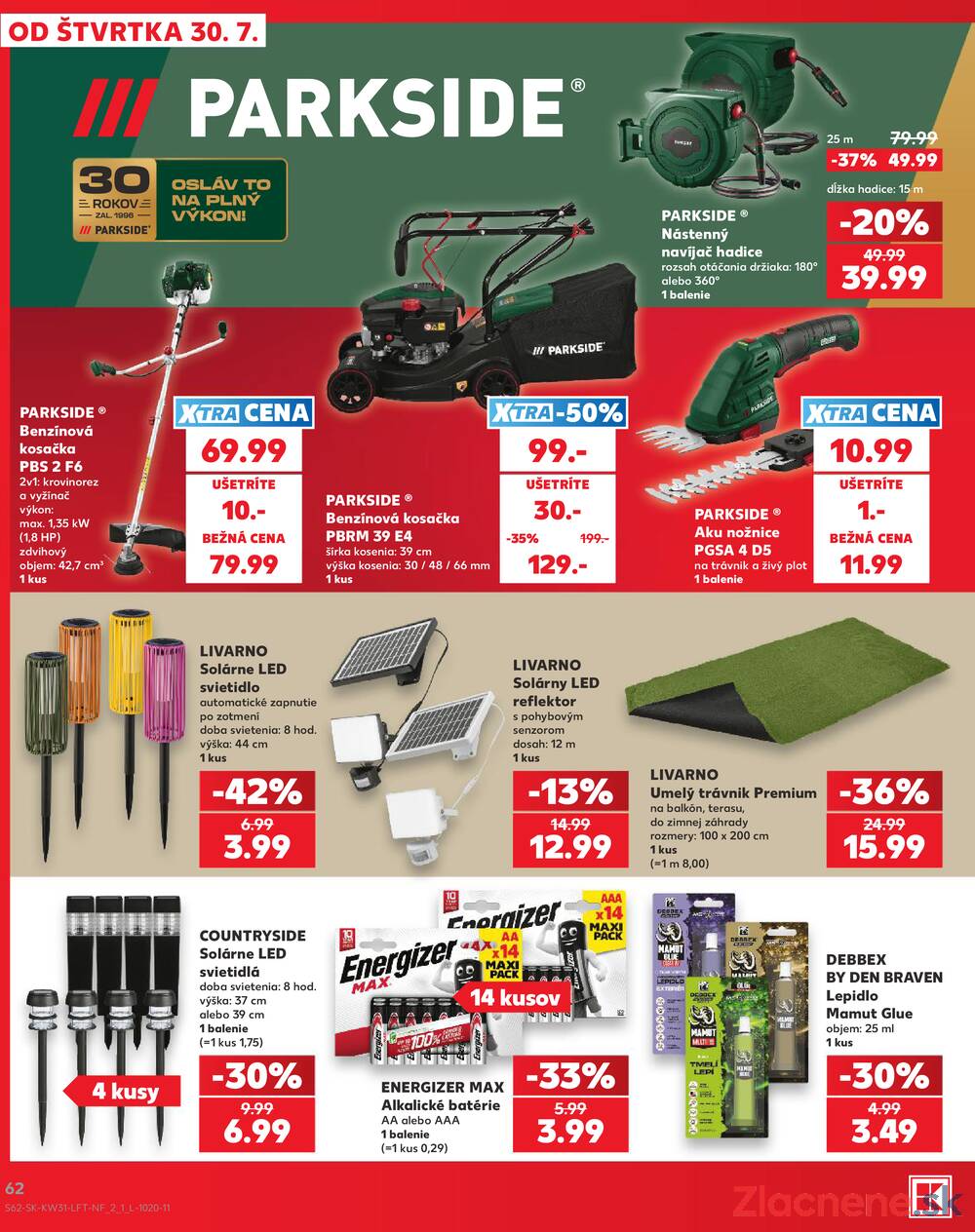 Leták Kaufland - Kaufland 30.7. - 5.8. - Kaufland Rimavská Sobota - strana 62 Leták Kaufland - Kaufland 30.7. - 5.8. - Kaufland Rimavská Sobota - strana 62