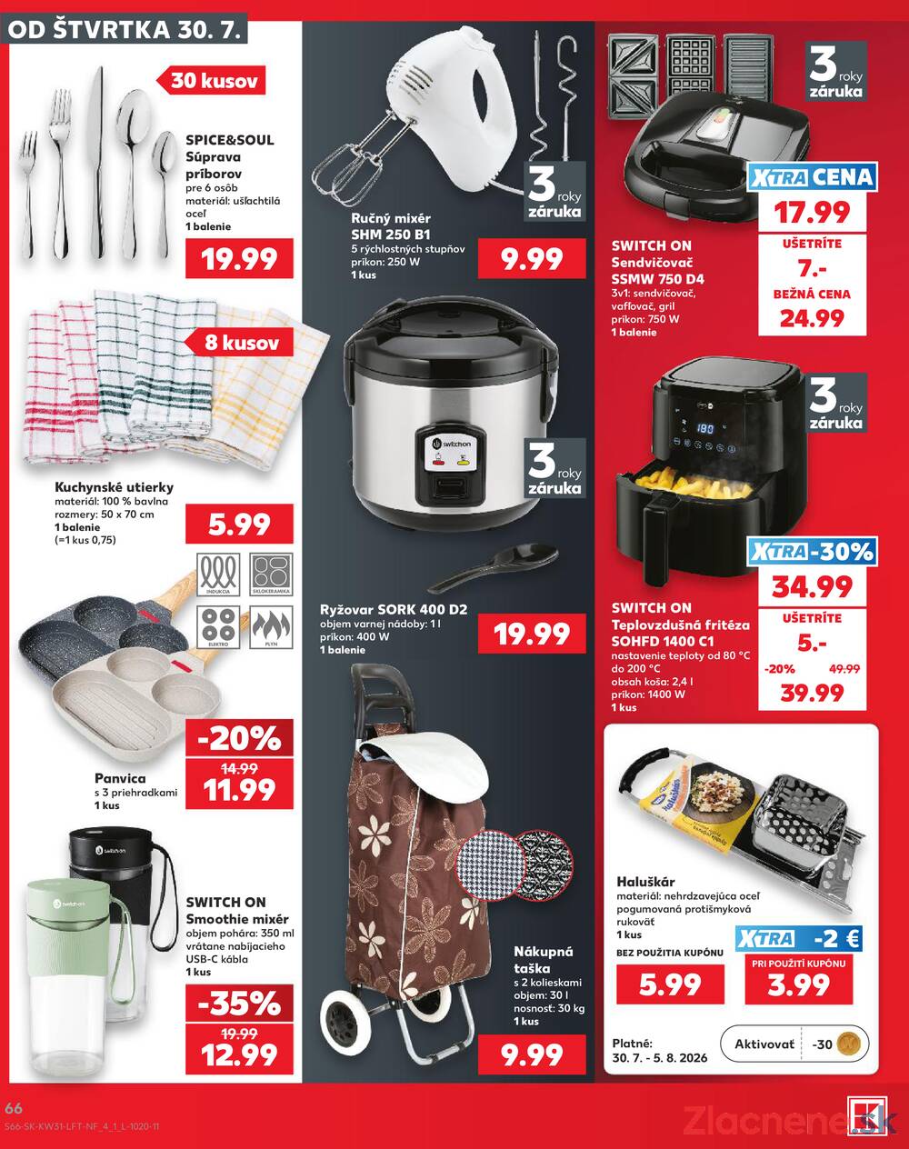 Leták Kaufland - Kaufland 30.7. - 5.8. - Kaufland Dunajská Streda - strana 66 Leták Kaufland - Kaufland 30.7. - 5.8. - Kaufland Dunajská Streda - strana 66