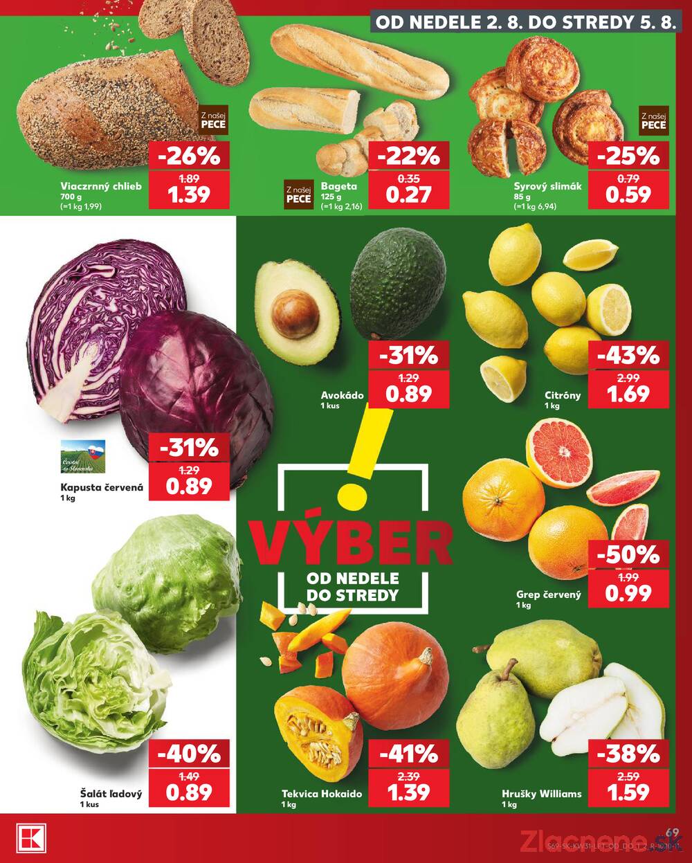 Leták Kaufland - Kaufland 30.7. - 5.8. - Kaufland Prievidza (Necpaly) - strana 69
