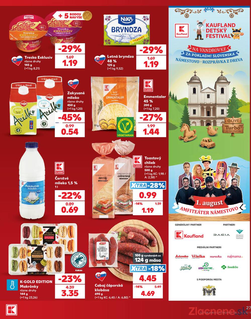 Kaufland 30.7. - 5.8. - Kaufland Liptovský Mikuláš