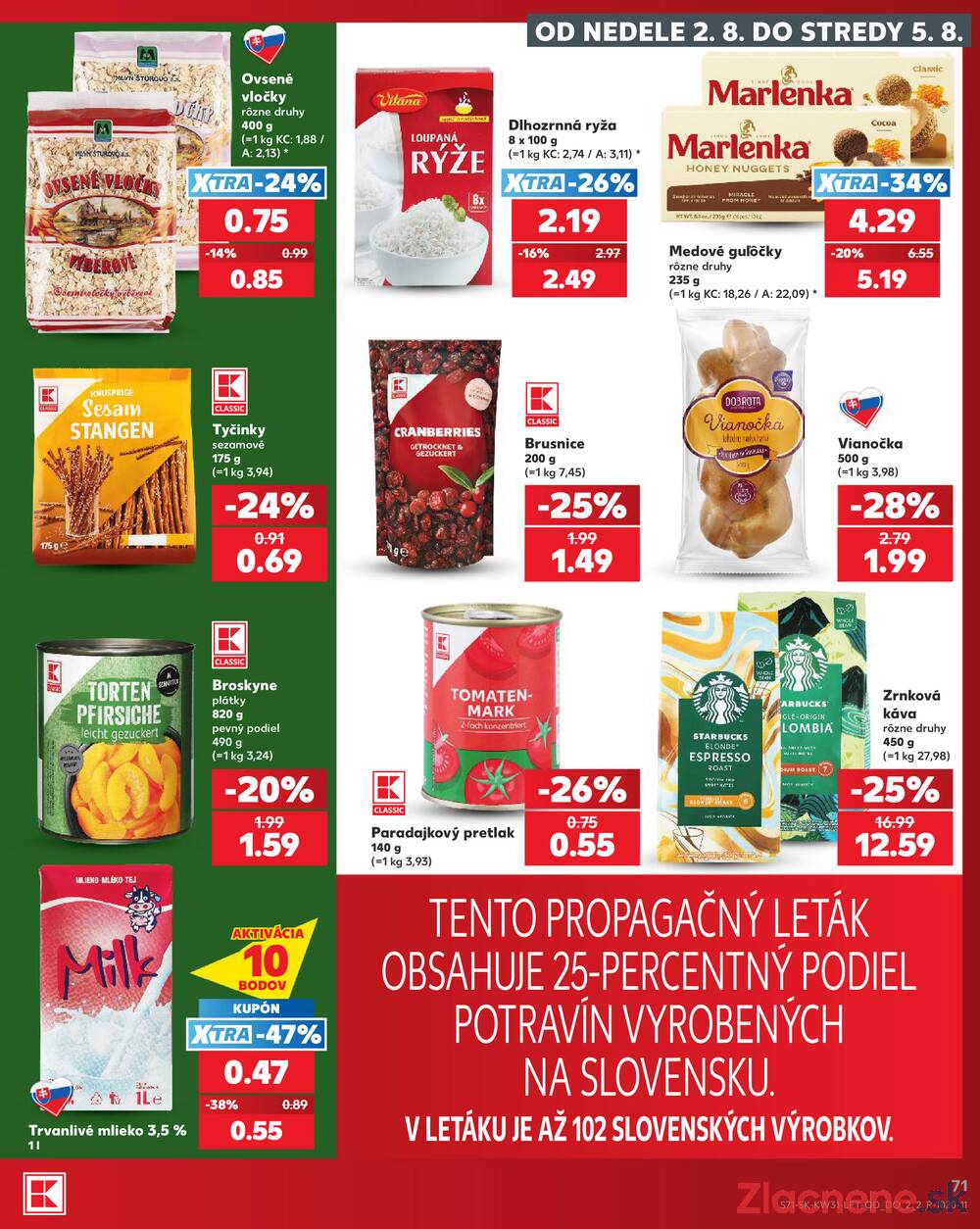 Kaufland 30.7. - 5.8. - Kaufland Liptovský Mikuláš