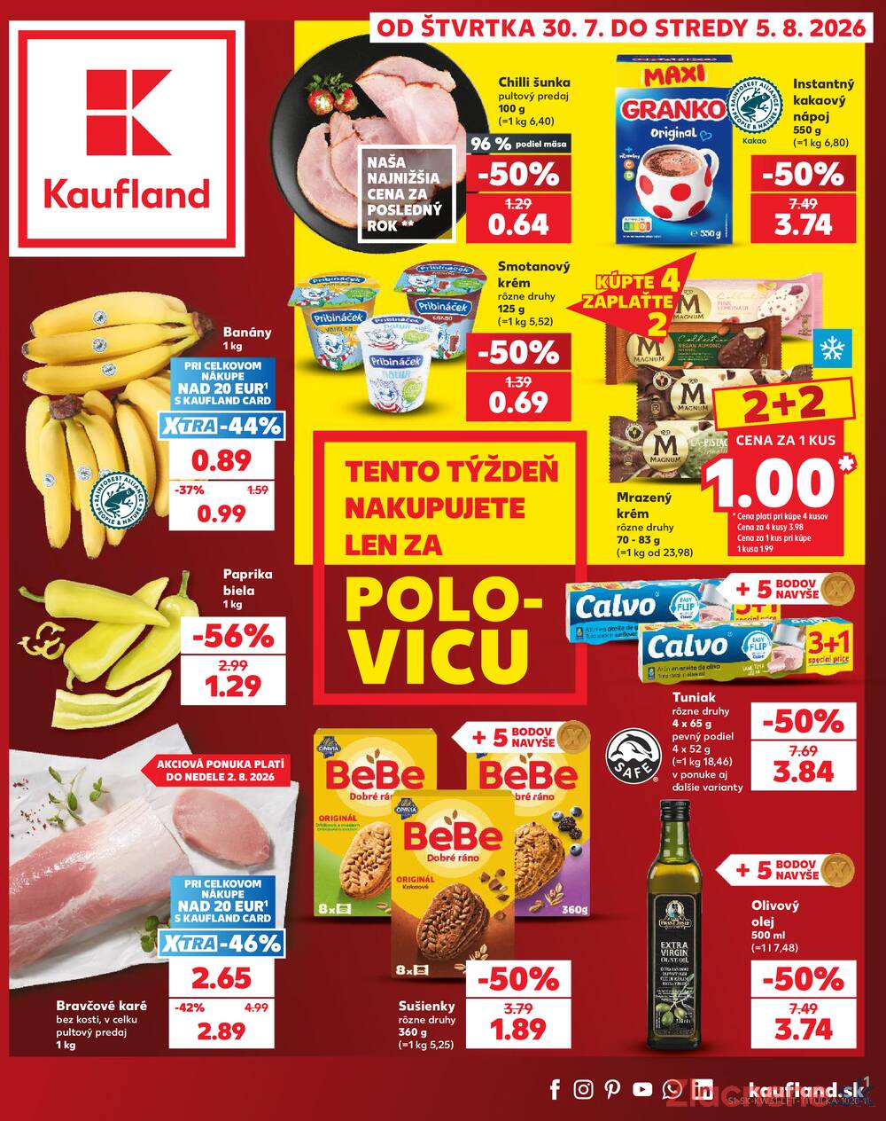 Kaufland 30.7. - 5.8. - Kaufland Žiar nad Hronom