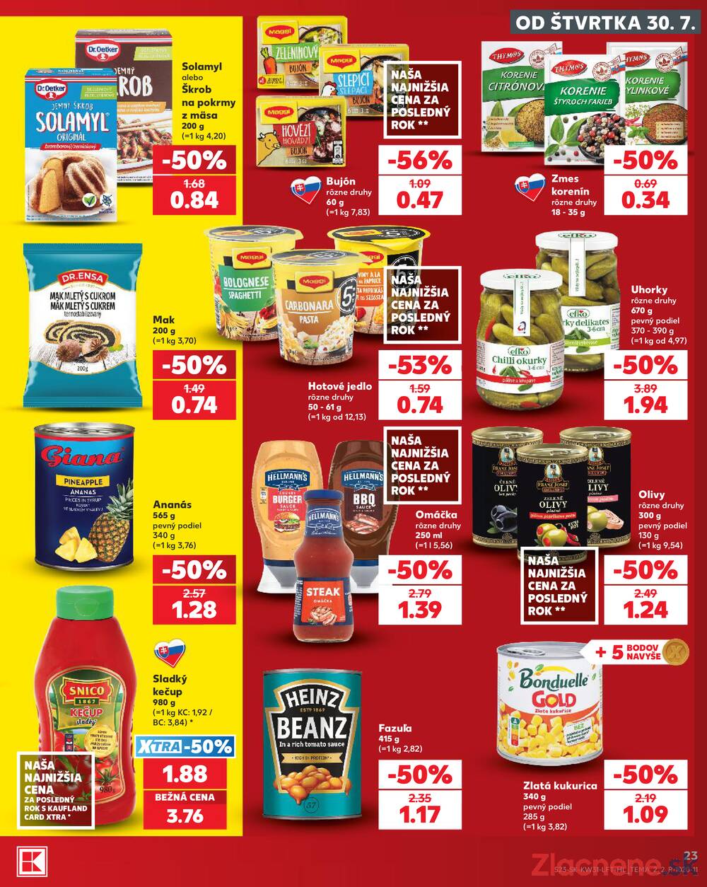 Kaufland 30.7. - 5.8. - Kaufland Žiar nad Hronom