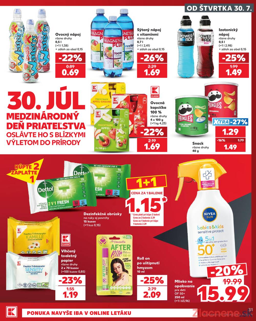 Kaufland 30.7. - 5.8. - Kaufland Žiar nad Hronom