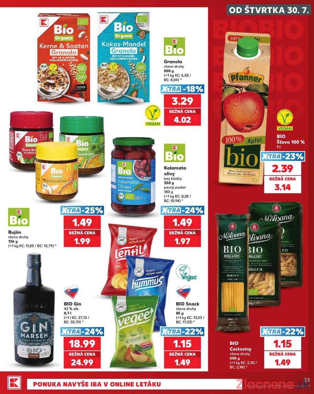 Kaufland 30.7. - 5.8. - Kaufland Žiar nad Hronom