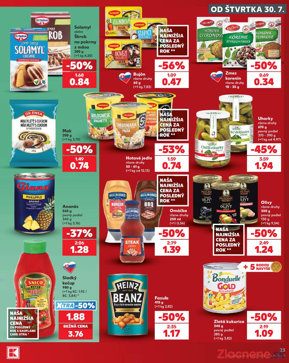 Kaufland 30.7. - 5.8. - Kaufland Považská Bystrica - Centrum
