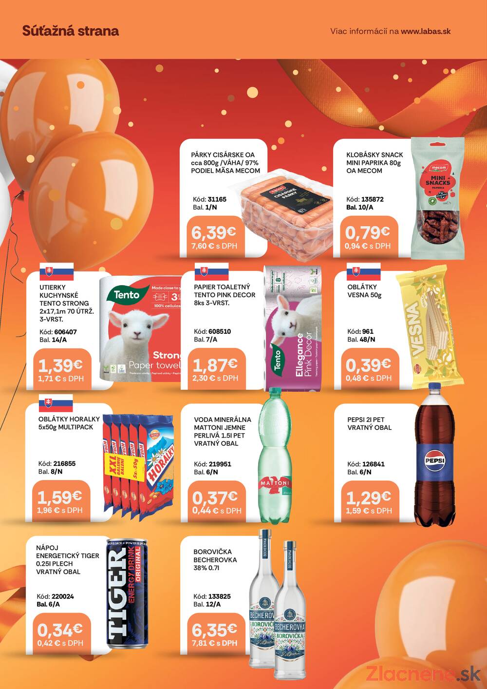 Leták Labaš - Labaš Magazín do 13.8. - strana 4 Leták Labaš - Labaš Magazín do 13.8. - strana 4