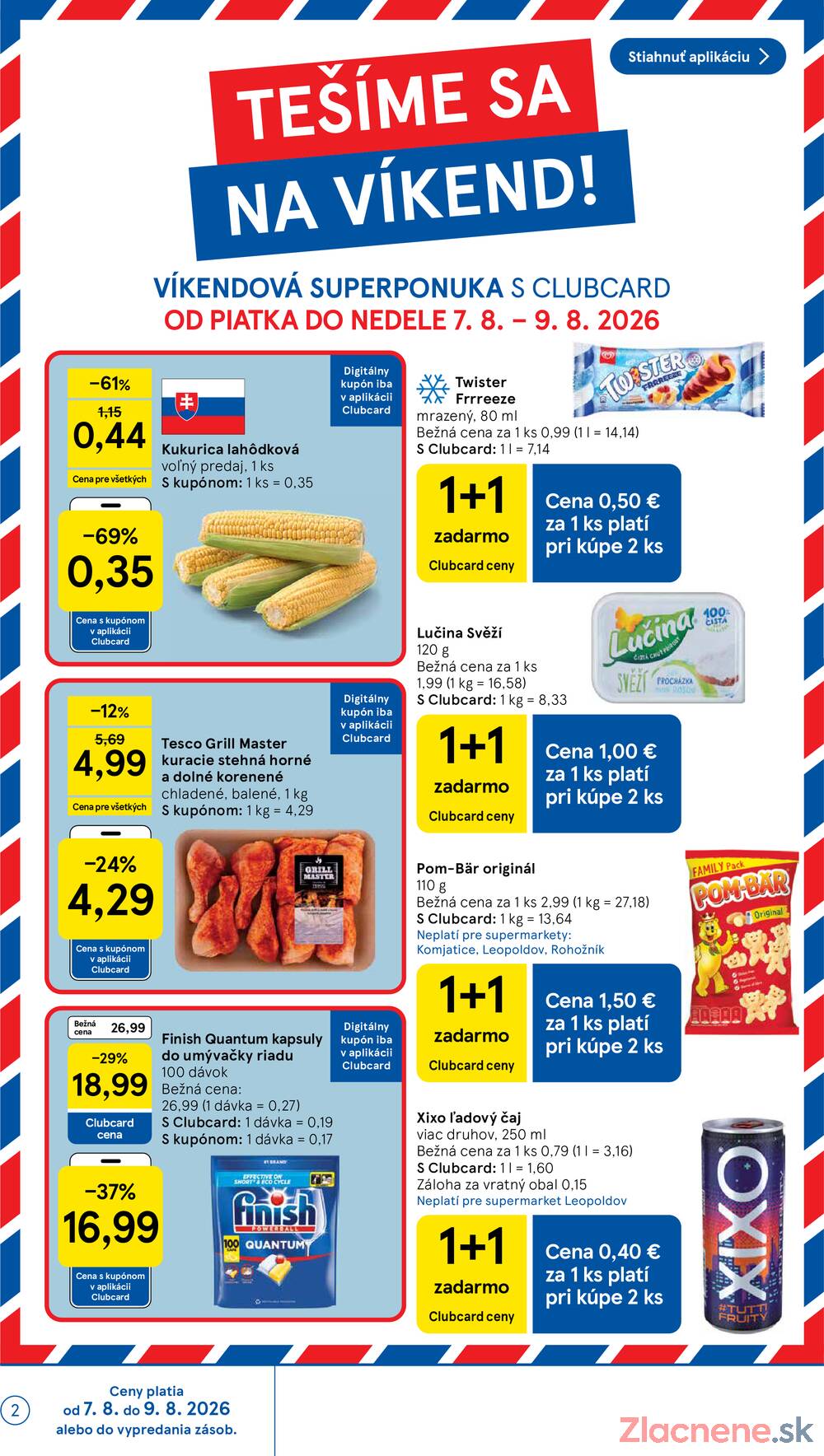 Tesco supermarkety od 5.8. do 11.8.2026