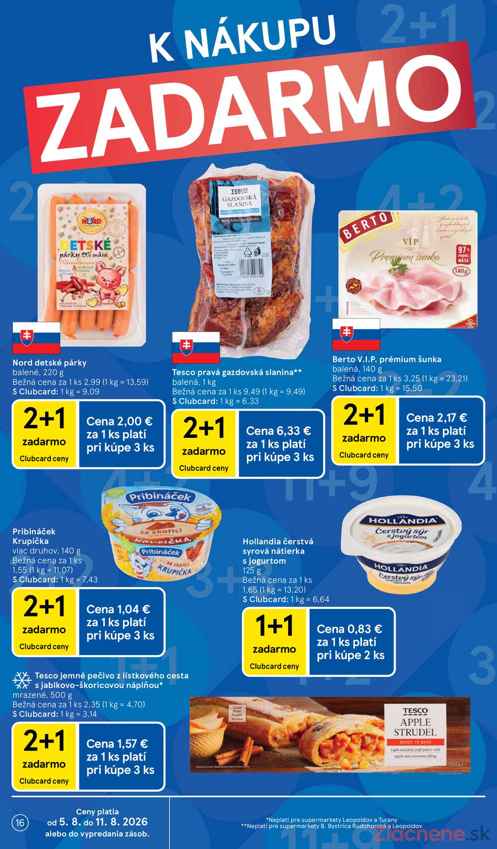 Tesco supermarkety od 5.8. do 11.8.2026