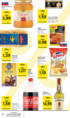 Tesco supermarkety od 5.8. do 11.8.2026