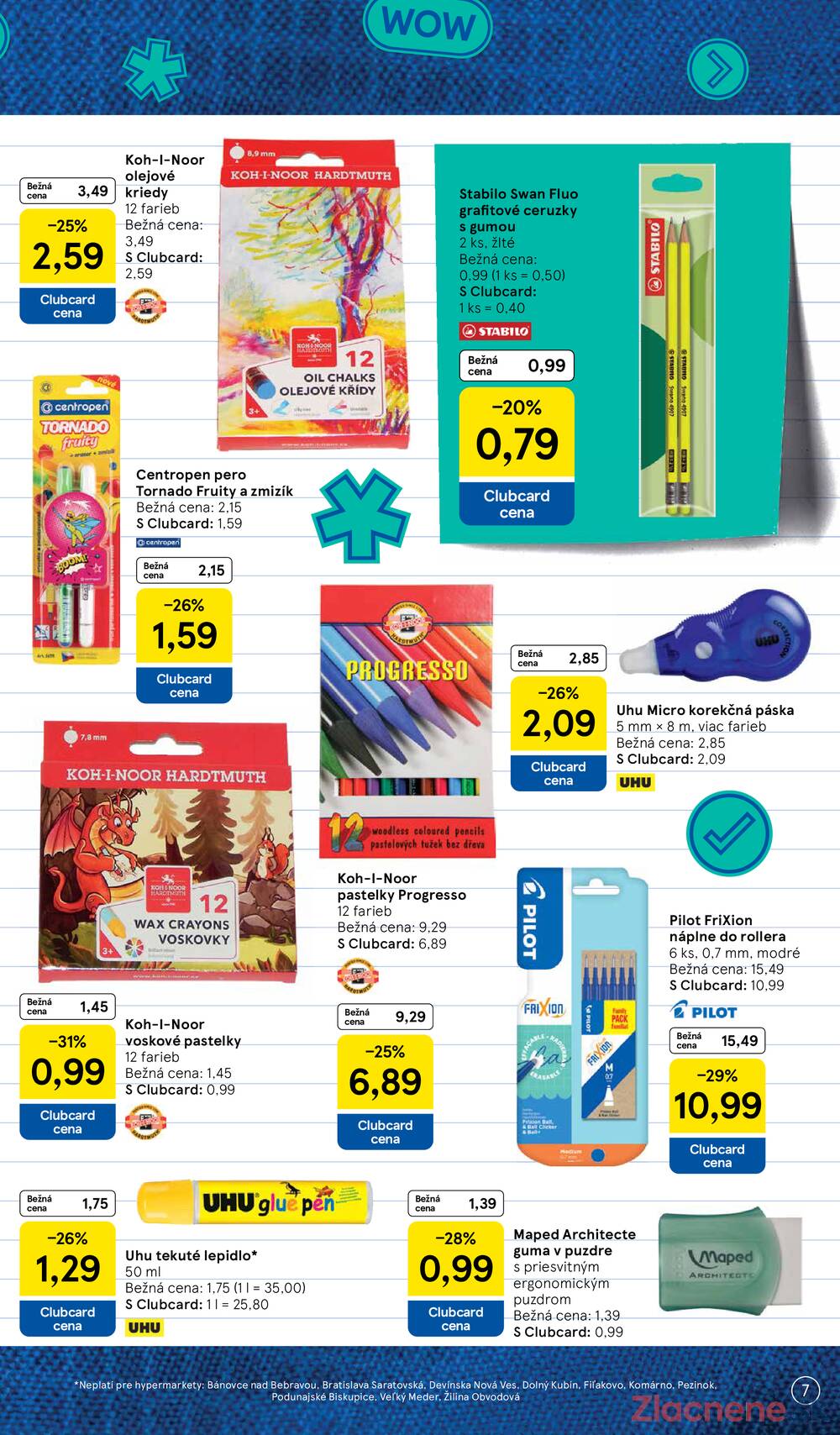 Leták Tesco - Tesco SPECIÁL hypermarkety 3.8. - 13.9. - strana 7 Leták Tesco - Tesco SPECIÁL hypermarkety 3.8. - 13.9. - strana 7