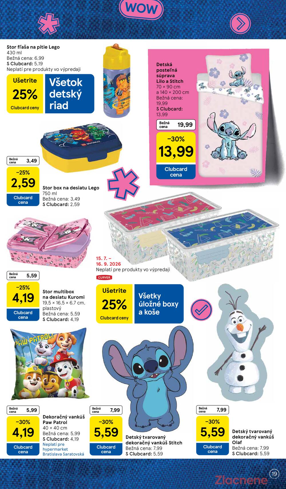 Tesco SPECIÁL hypermarkety 3.8. - 13.9.