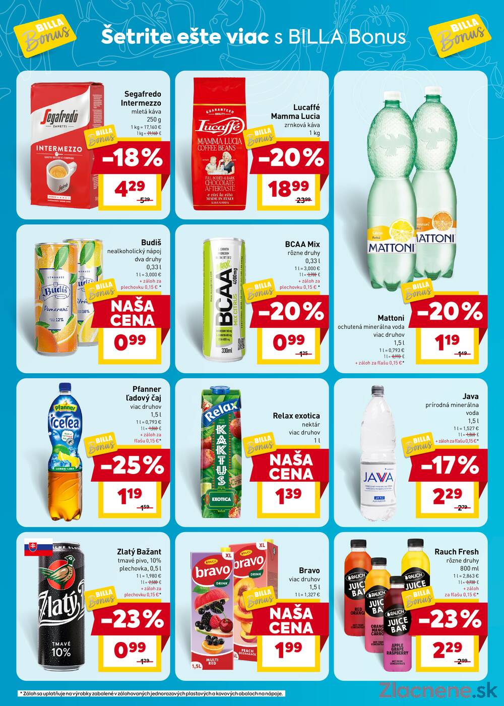 BILLA Bonus leták do 4.8.