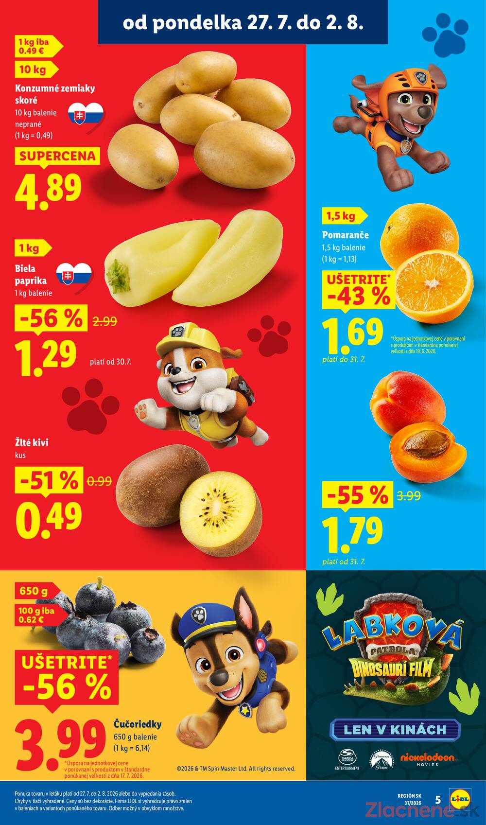 Lidl Štvrtek do 2.8.