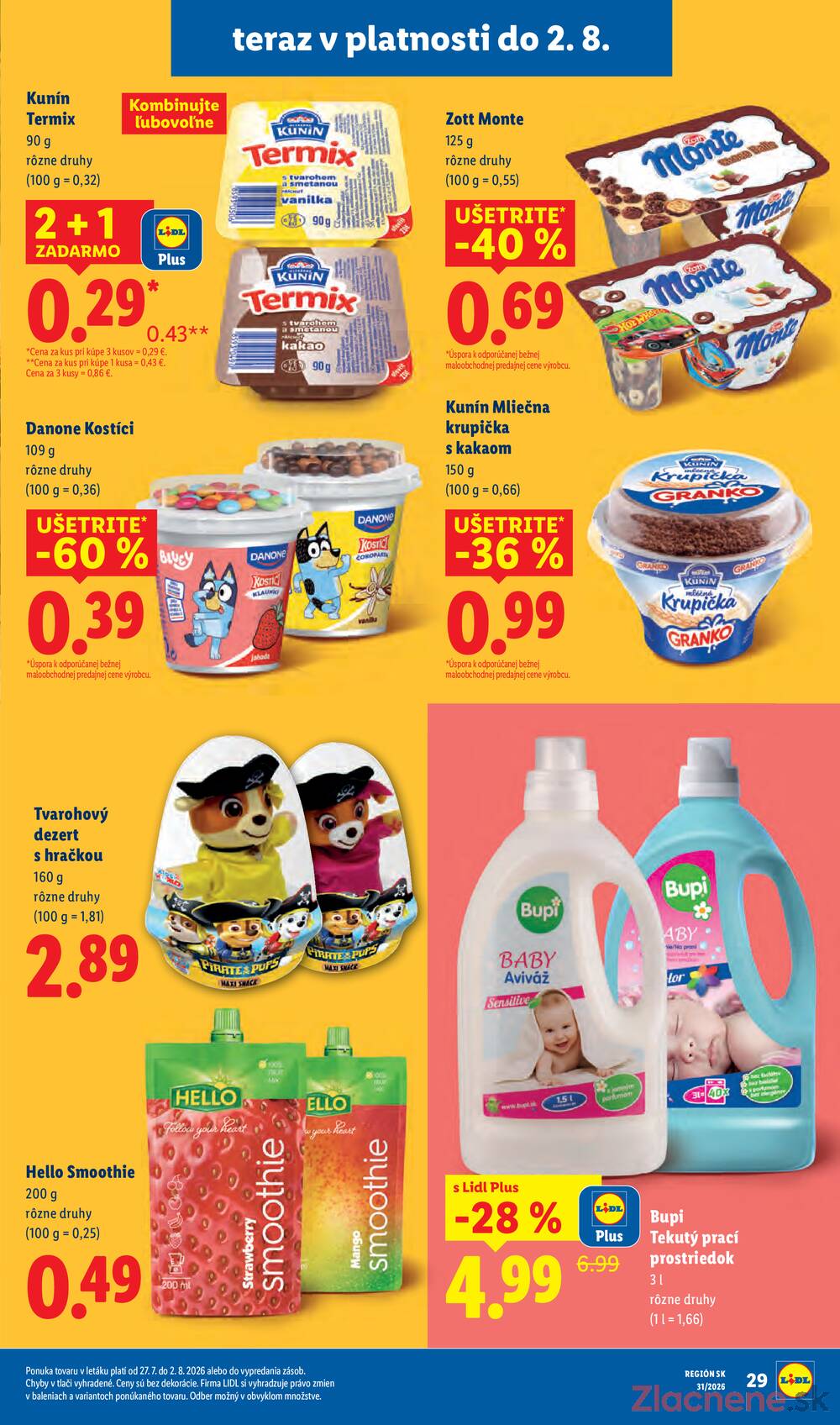 Lidl Štvrtek do 2.8.