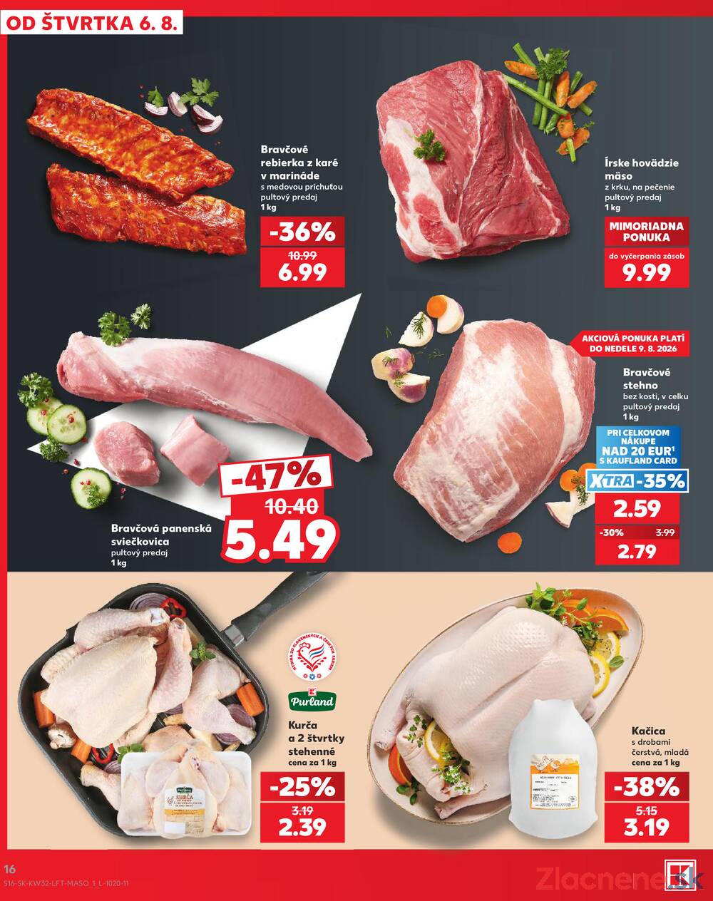 Kaufland 6.8. - 12.8. - Kaufland Poprad - Jiřího Wolkera