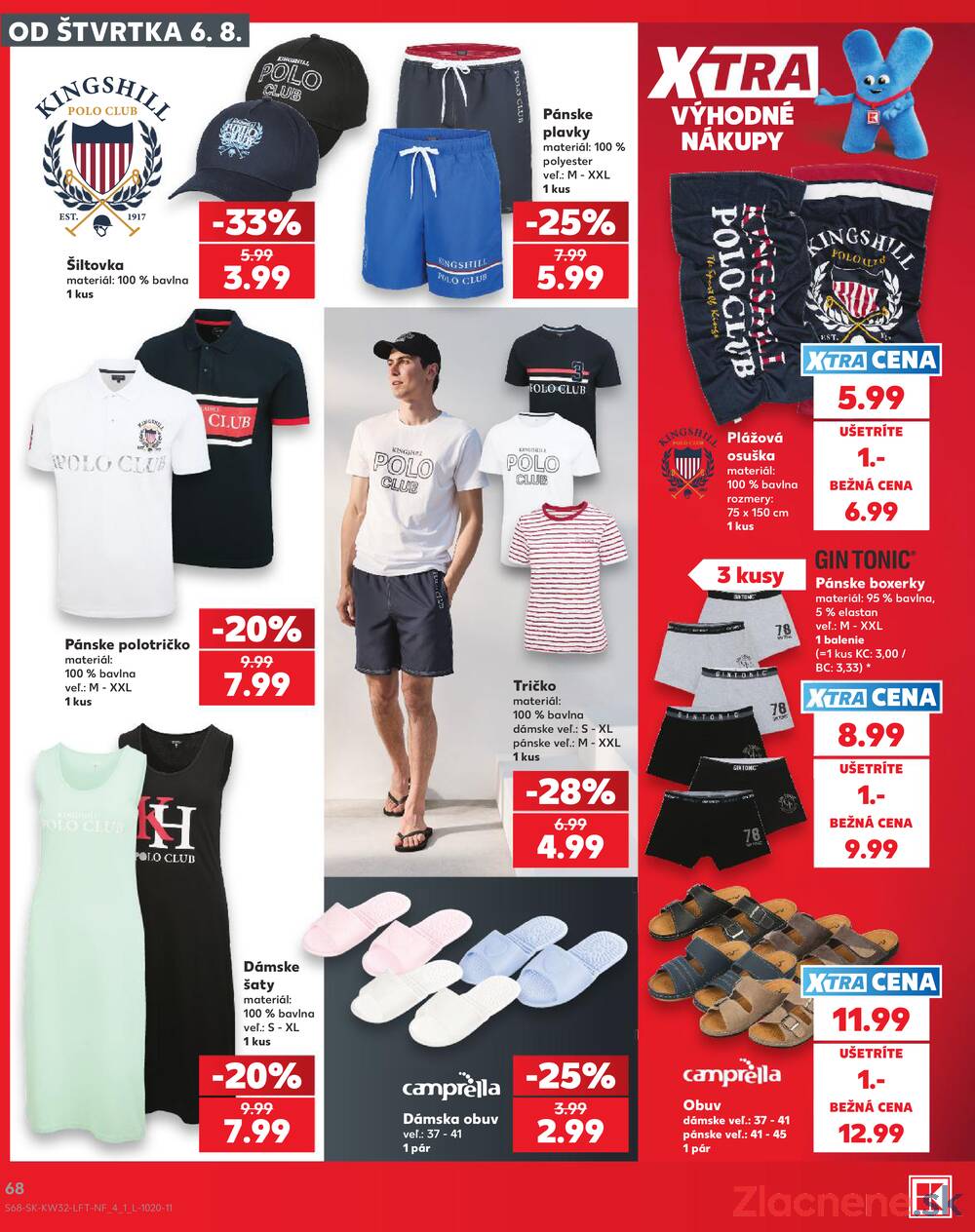 Kaufland 6.8. - 12.8. - Kaufland Poprad - Jiřího Wolkera