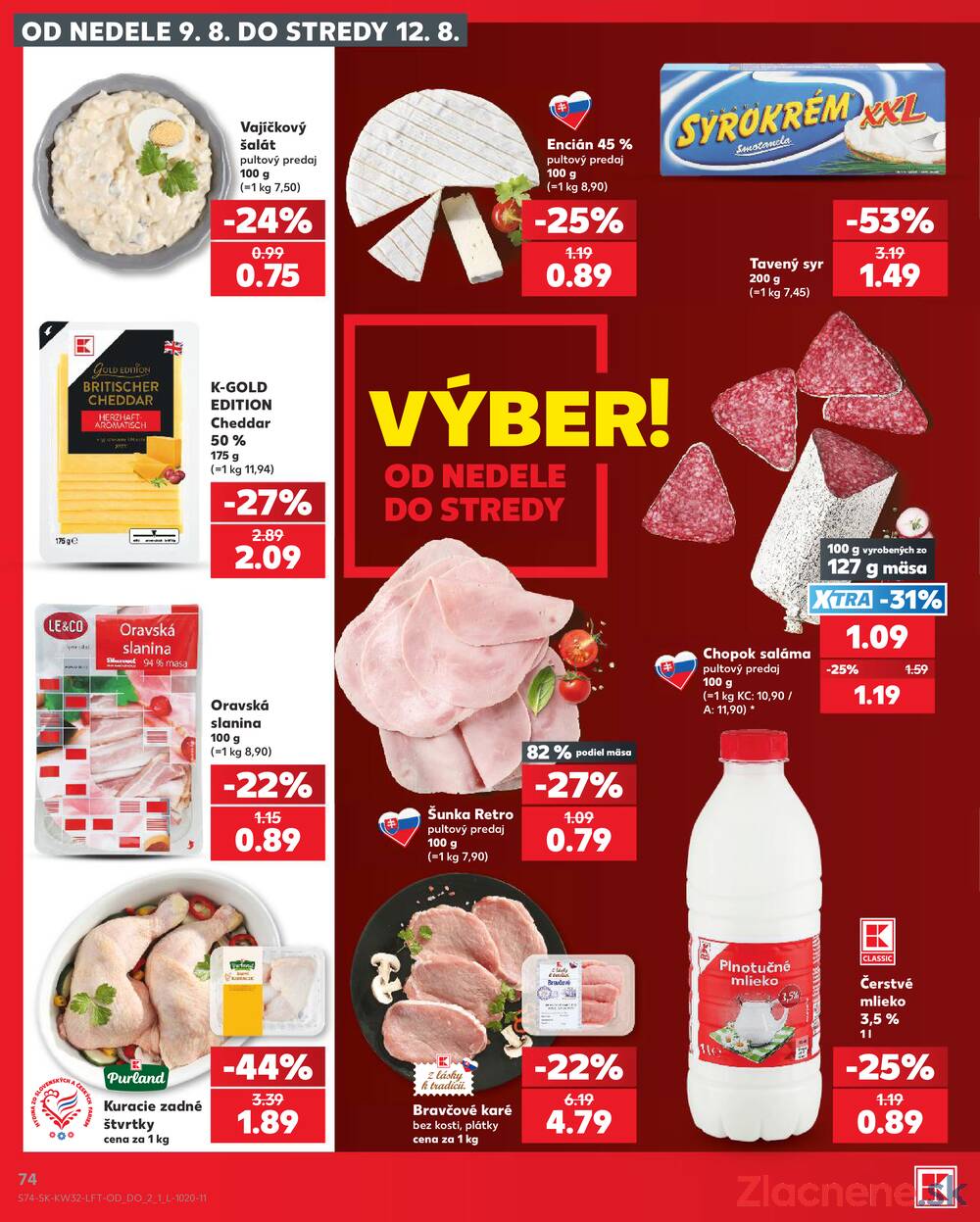 Kaufland 6.8. - 12.8. - Kaufland Poprad - Jiřího Wolkera