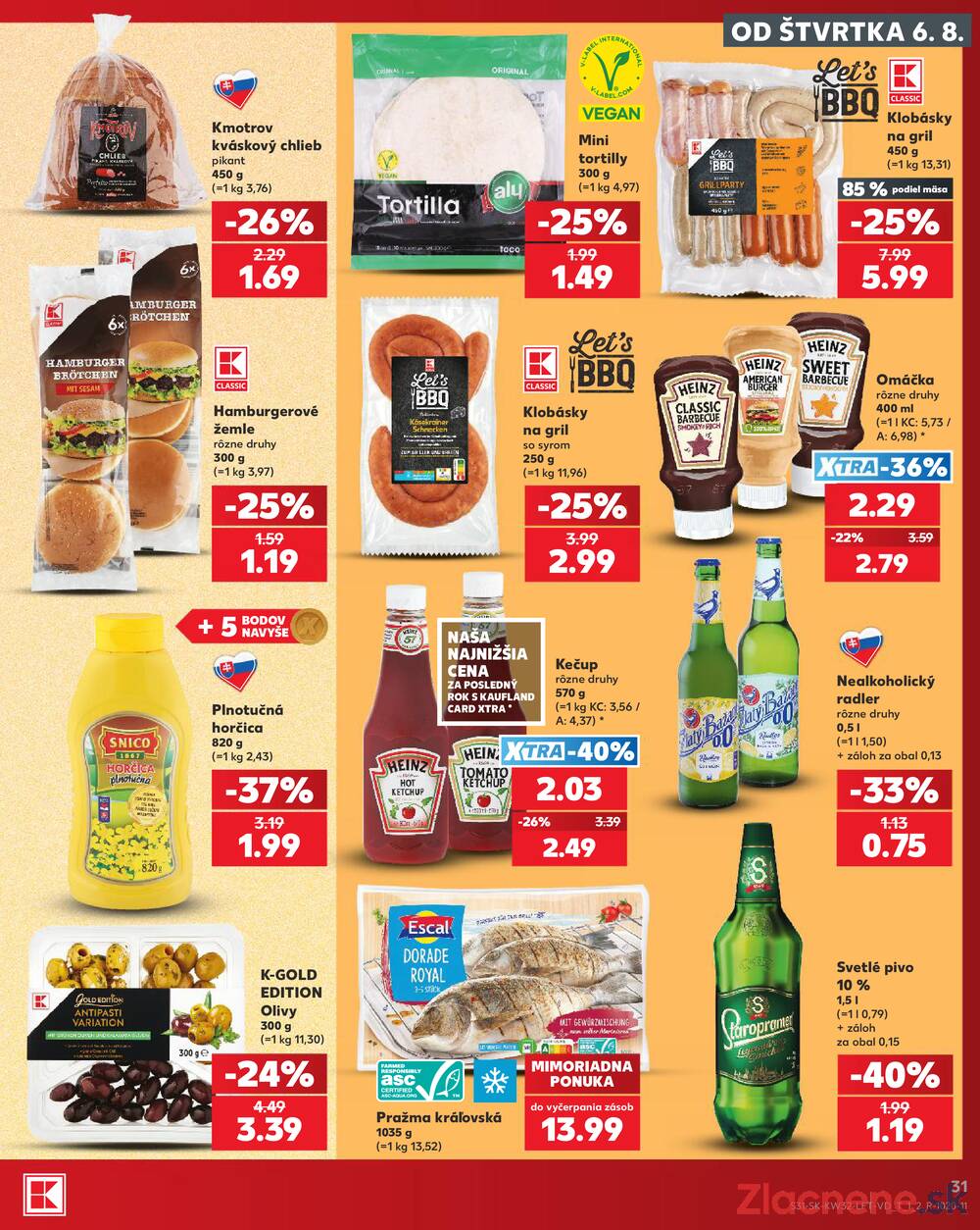 Kaufland 6.8. - 12.8. - Kaufland Sereď