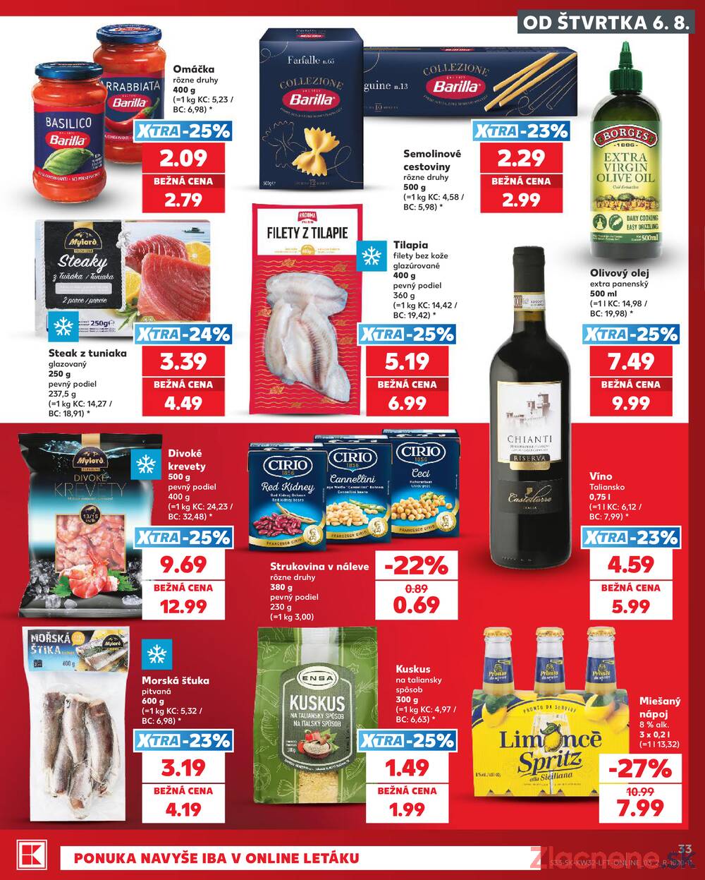 Kaufland 6.8. - 12.8. - Kaufland Bratislava - Petržalka