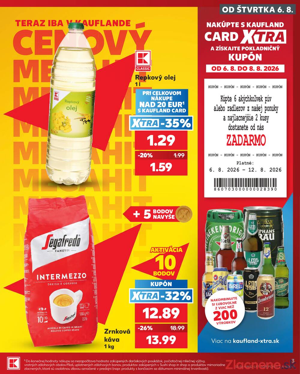 Kaufland 6.8. - 12.8. - Kaufland  Bratislava - Zahorska Bystrica