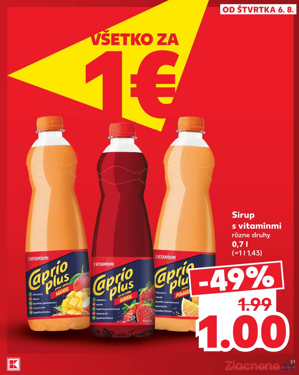 Kaufland 6.8. - 12.8. - Kaufland  Bratislava - Zahorska Bystrica