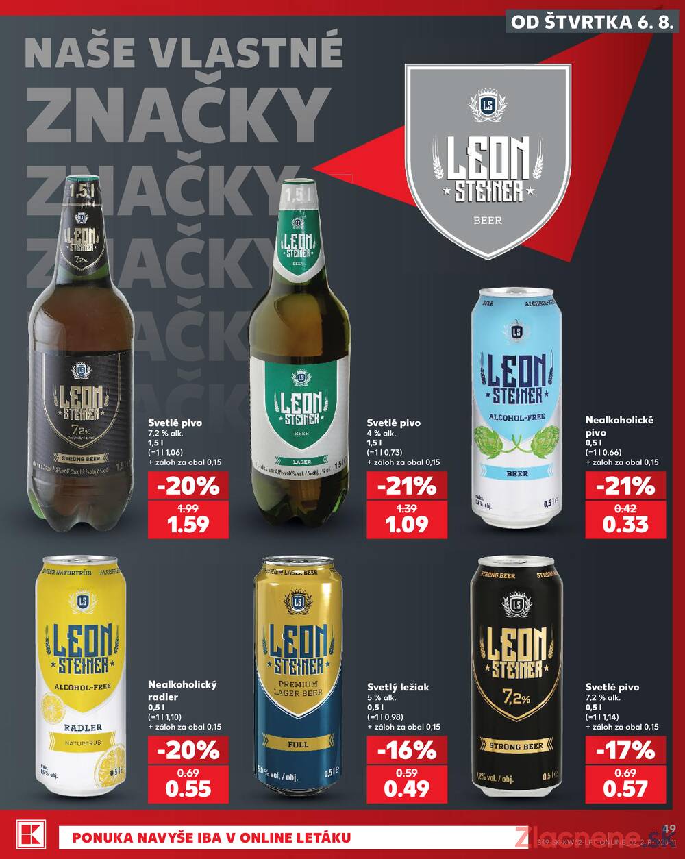 Kaufland 6.8. - 12.8. - Kaufland Trnava - Juh - Bratislavská