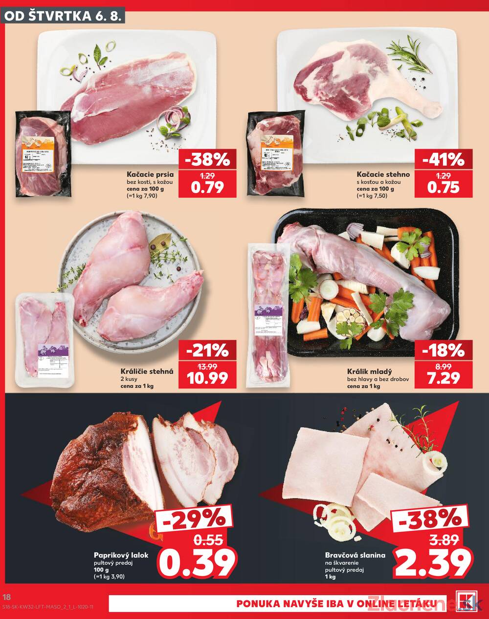 Kaufland 6.8. - 12.8. - Bratislava-Patrónka