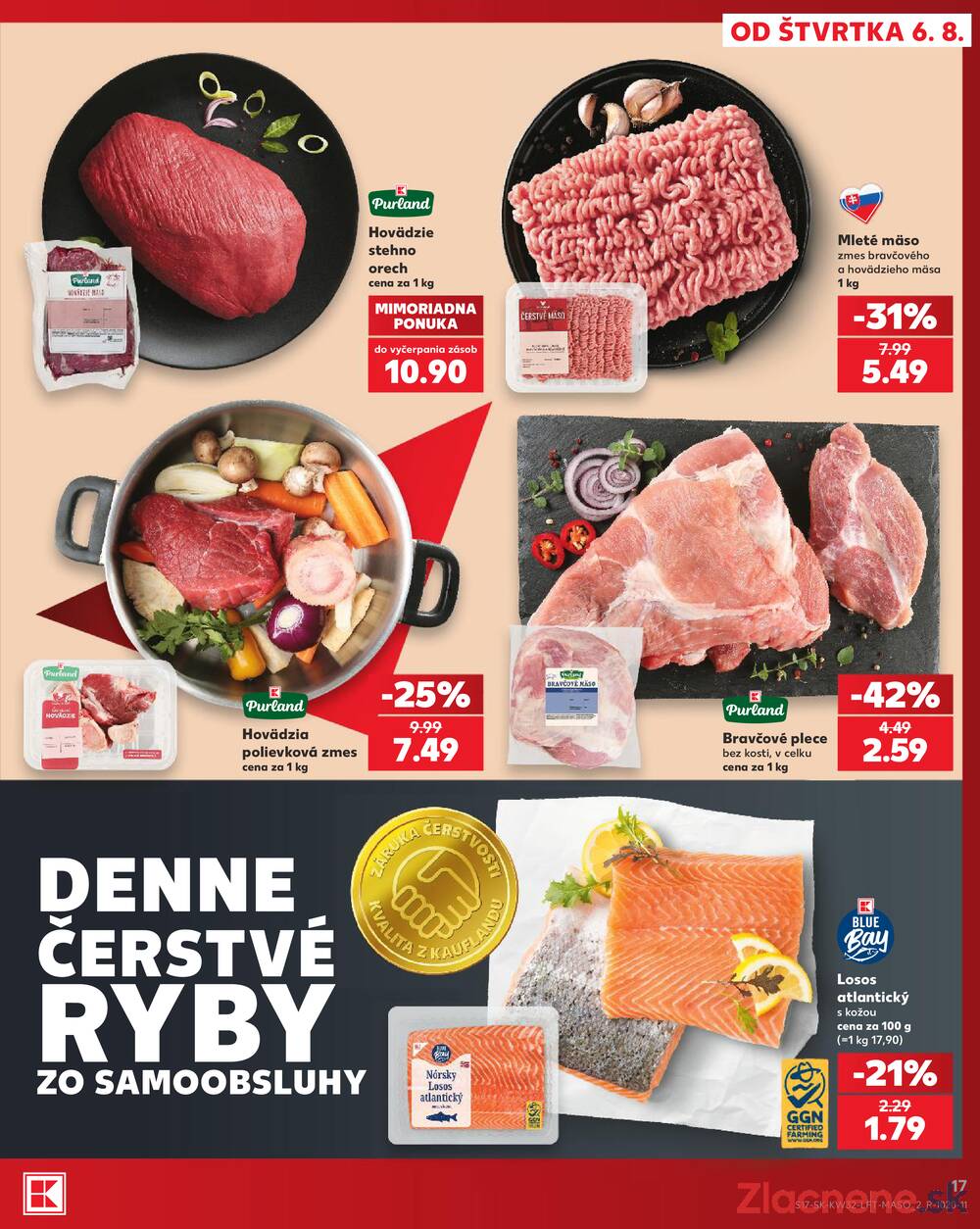 Kaufland 6.8. - 12.8. - Kaufland Žiar nad Hronom