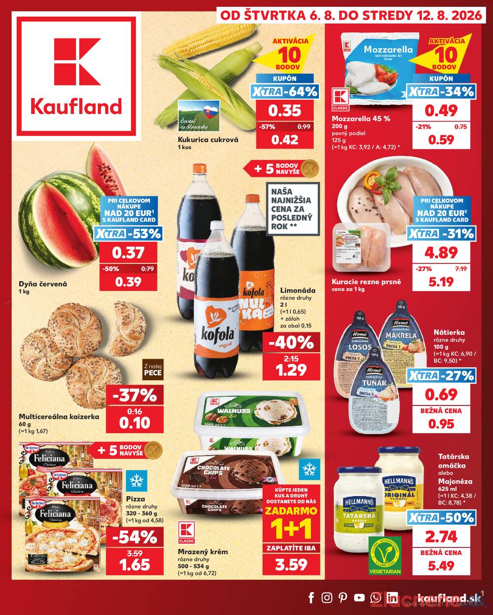 Kaufland 6.8. - 12.8. - Kaufland Považská Bystrica - Centrum