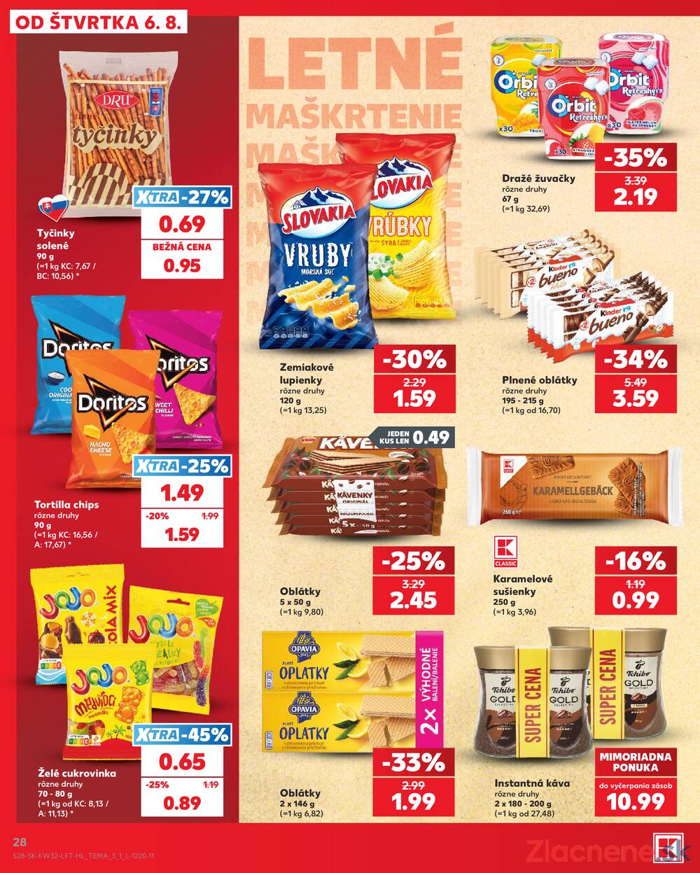 Kaufland 6.8. - 12.8. - Kaufland Bratislava - Nové Mesto