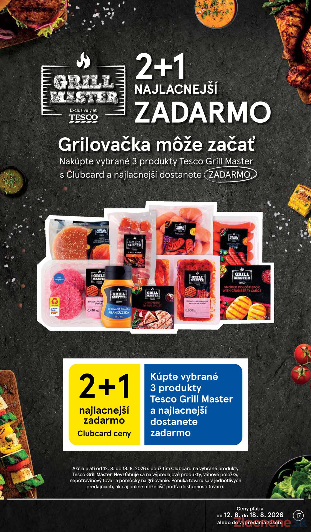 Tesco supermarkety od 12.8. do 18.8.2026