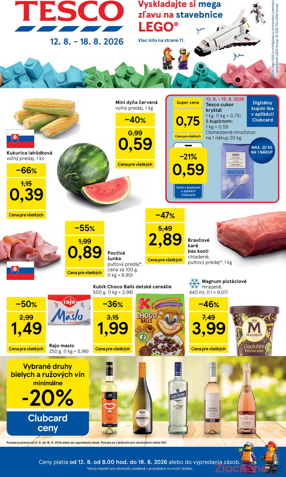 Tesco hypermarkety 12.8. - 18.8.