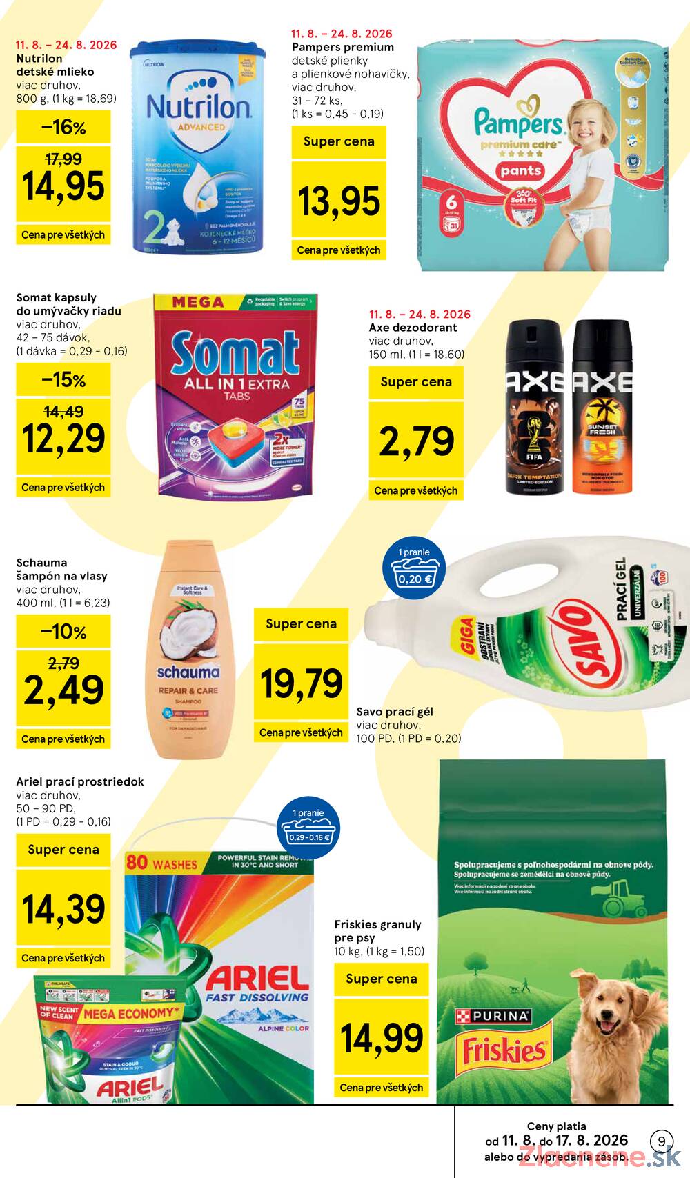 Tesco hypermarkety 12.8. - 18.8.