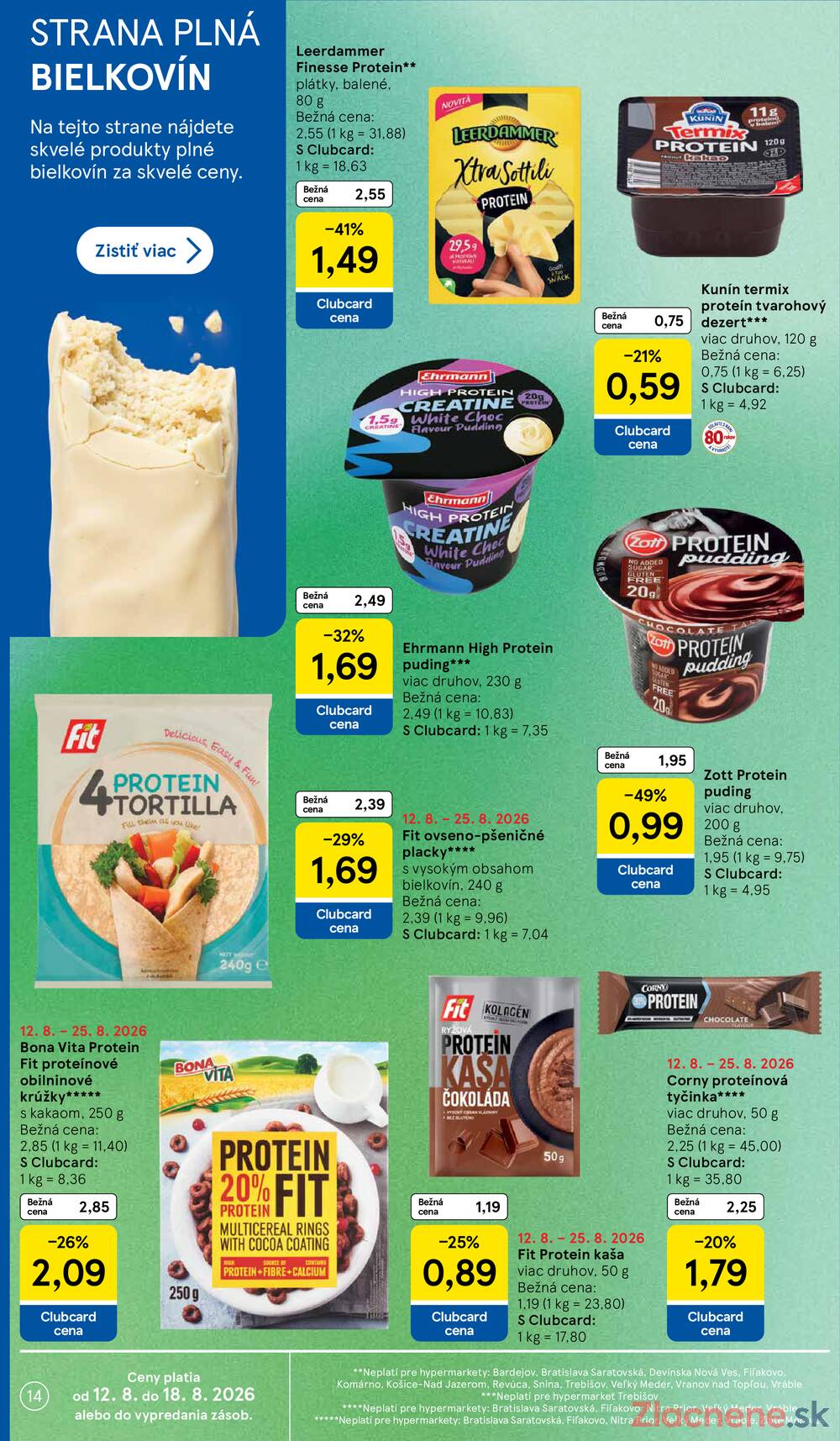 Tesco hypermarkety 12.8. - 18.8.