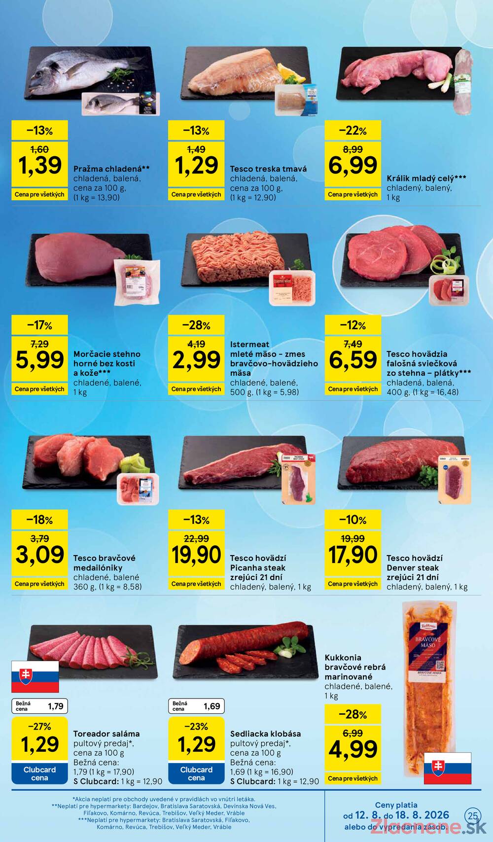 Tesco hypermarkety 12.8. - 18.8.