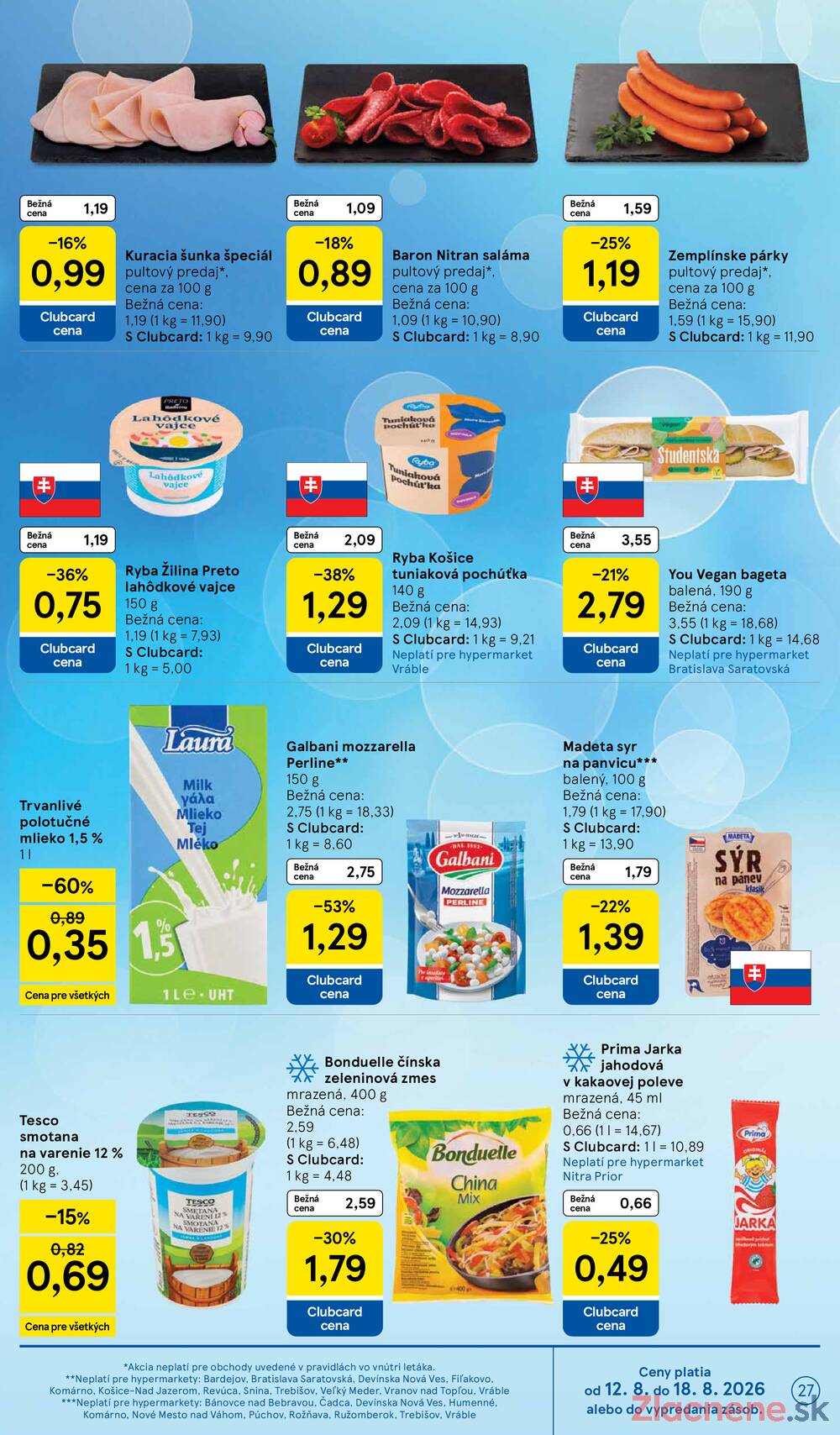 Tesco hypermarkety 12.8. - 18.8.