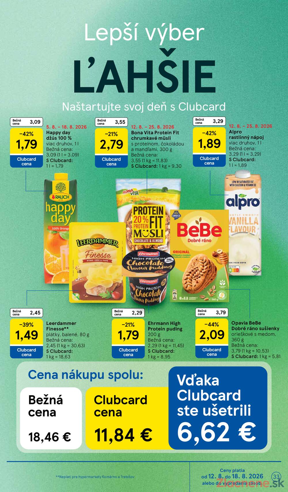 Tesco hypermarkety 12.8. - 18.8.