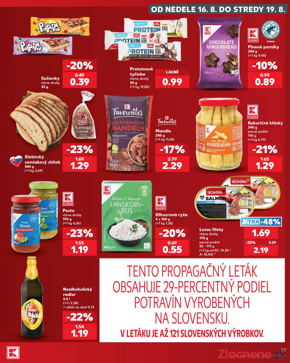 Kaufland 13.8. - 19.8. - Kaufland Detva