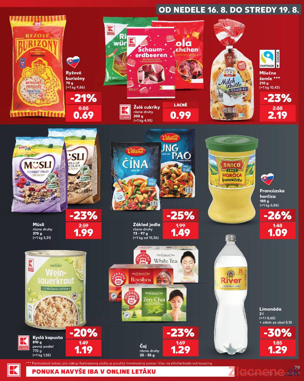 Kaufland 13.8. - 19.8. - Kaufland Bytča