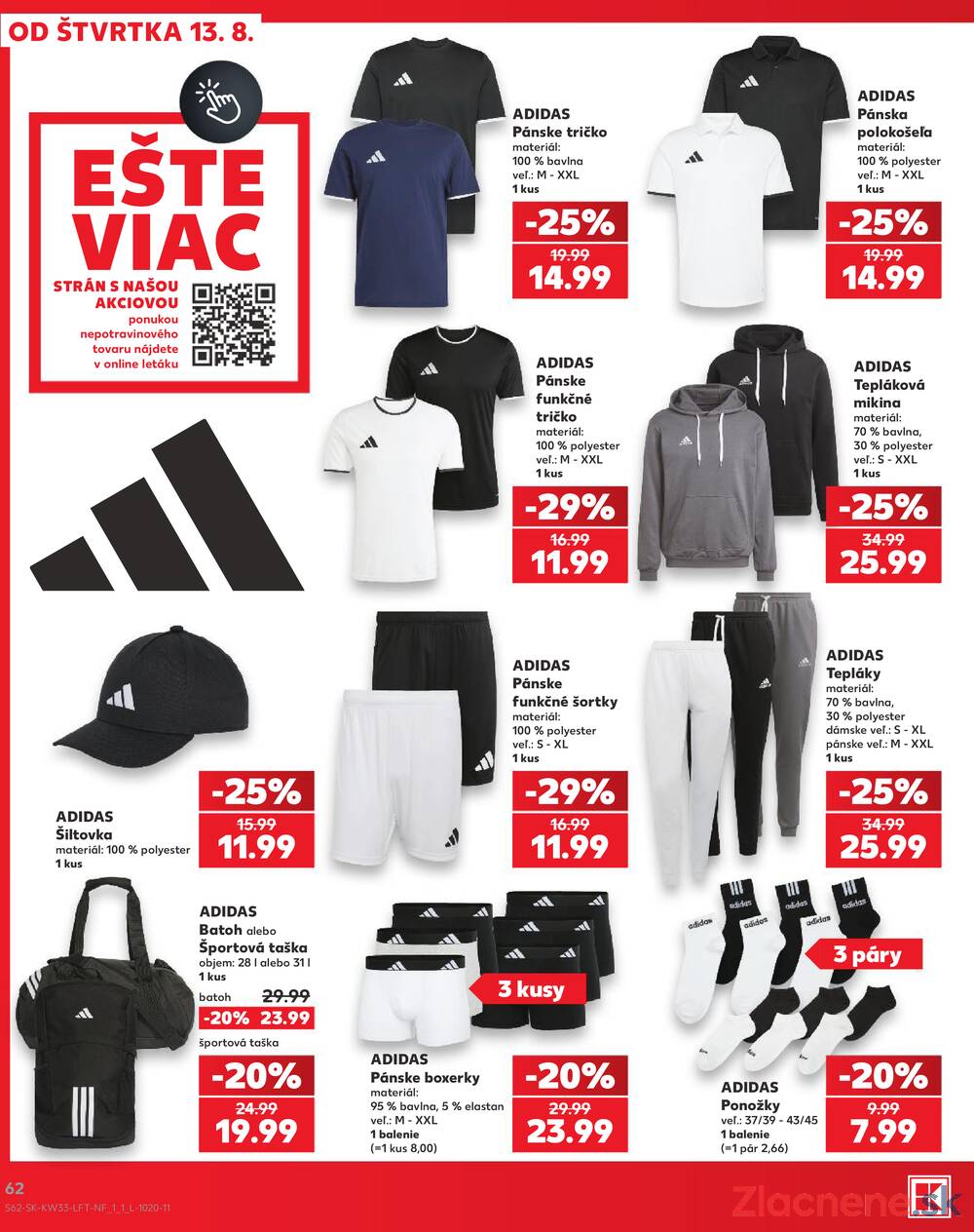 Leták Kaufland - Kaufland 13.8. - 19.8. - Kaufland Spišská Nová Ves - strana 62 Leták Kaufland - Kaufland 13.8. - 19.8. - Kaufland Spišská Nová Ves - strana 62