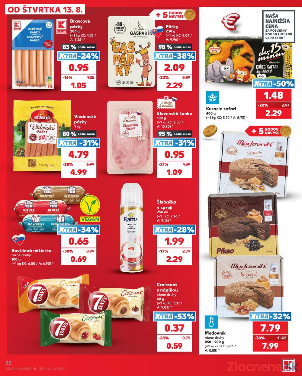 Kaufland 13.8. - 19.8. - Kaufland Vranov nad Topľou