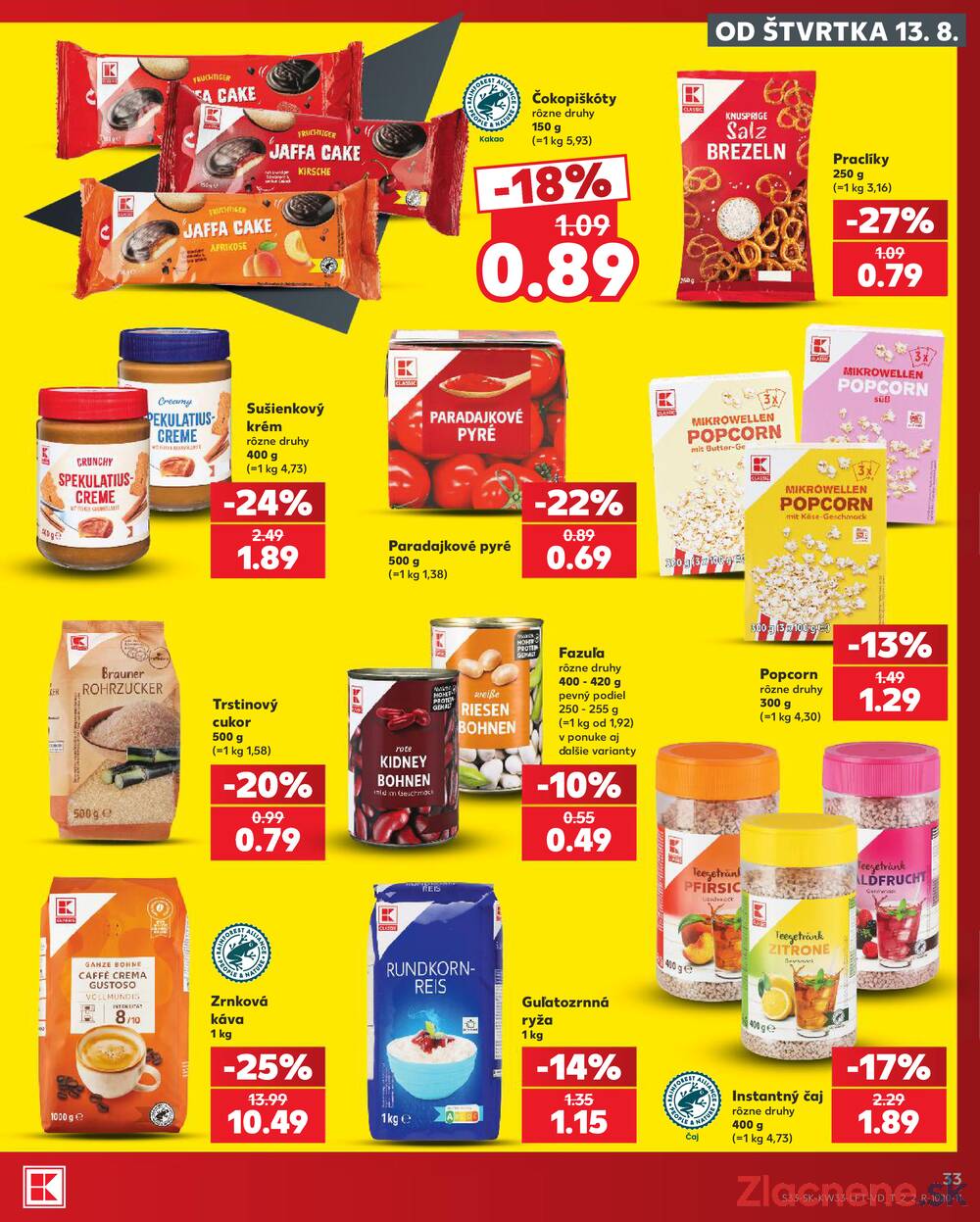 Kaufland 13.8. - 19.8. - Kaufland Trebišov