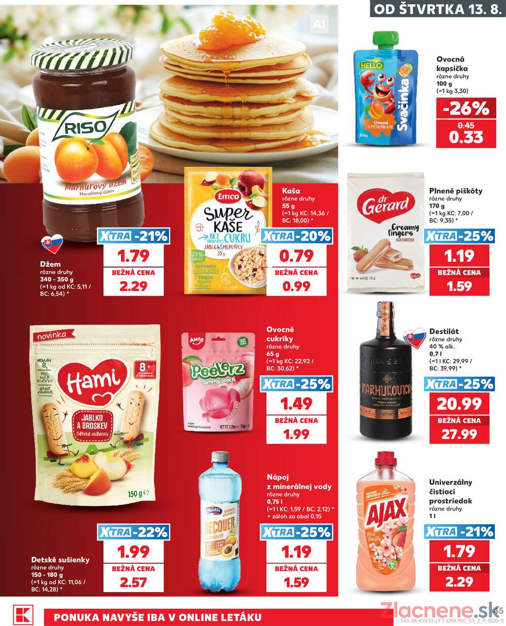 Kaufland 13.8. - 19.8. - Kaufland Trebišov